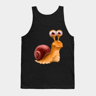 Cute Snail Tank Top